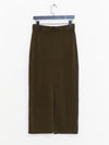 YANYAN KNITS Fall/Winter 2025: Daisy Work Jacket / V-Neck Vest / DAISY Maxi Skirt YYK-YW25-1241-LV Skirt (YYW25-2051)